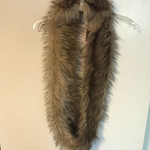 NWT Fur Infinity Scarf